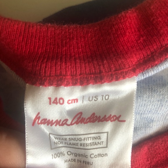 Hanna Anderson short PJ’s EUC size 10 - Picture 2 of 2